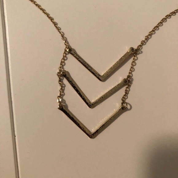 Nordstrom Chevron Long Necklace - Picture 2 of 3